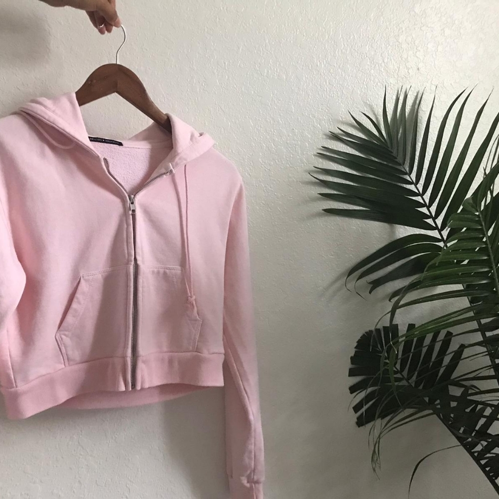 Pastel Pink Crystal Hoodie